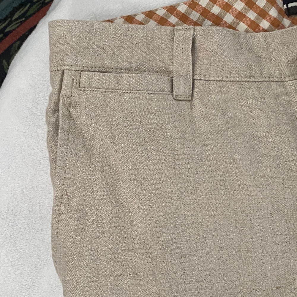 Black Brown 1826 Men's Beige Chinos - Picture 6 of 9